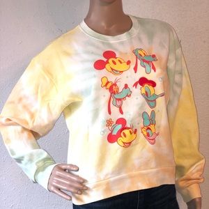 Disney Mickey And Gang Sweatshirt Tie Dye Junior